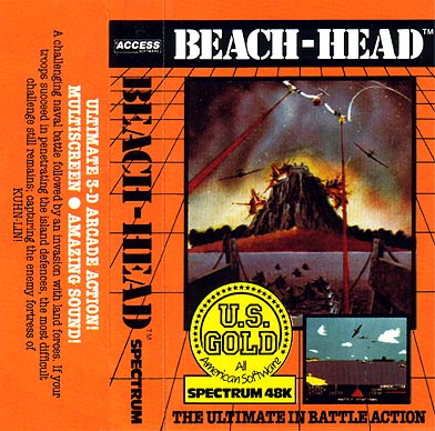 Beach-Head box art for ZX Spectrum